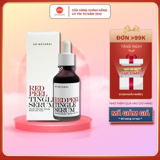Tinh Chất So'Natural Red Peel Tingle Serum Làm Giảm Mụn, Tái Tạo Làn Da 35ml