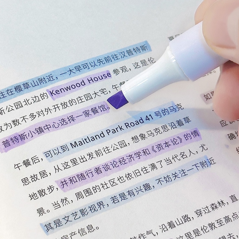 Bộ Bút Đánh Dấu Màu Sắc Gradient Cỡ Lớn Độc Đáo Trang Trí Sổ Tay DIY