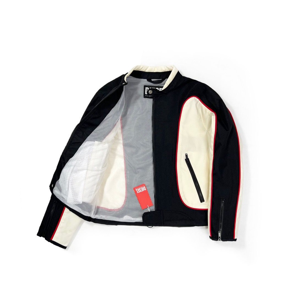 Diesel nam và nữ cùng màu phù hợp với áo khoác xe máy áo khoác chống gió all-match thời trang