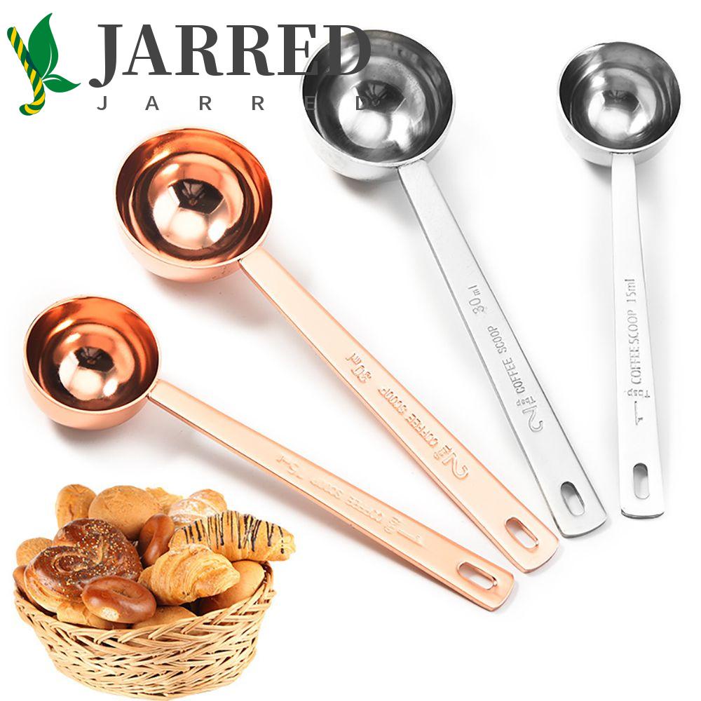 JARRED Muỗng Đong Cà Phê Bằng Thép Không Gỉ Hình Hoa Hồng