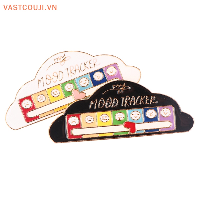 Ghim Cài Áo Hình Đám Mây VASTJI Tráng Men Dành Cho Bạn Bè