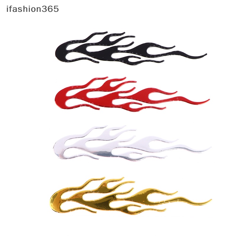 Decal Vinyl Phản Quang Họa Tiết Ngọn Lửa 3d 20 * 4CM Trang Trí Xe Hơi Xe Máy