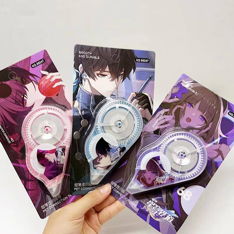 Bút Xóa Kéo Màu Trắng In Hình Star Rail Dan Heng March 7th Bronya Seele Asta Herta Akane