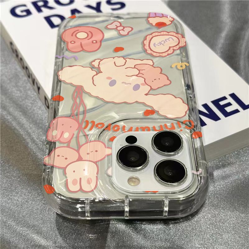 Ốp Điện Thoại Mềm Trong Suốt Hình Cún Cinnamon Cho iPhone14promax / 8 11Plus 1312 7 / xr