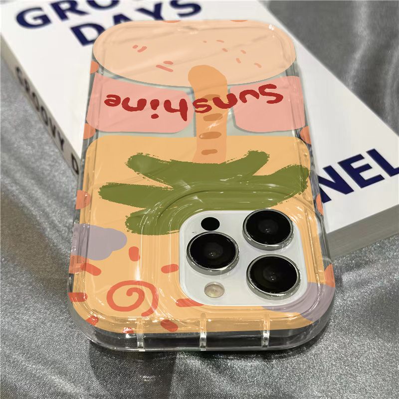 Ốp Điện Thoại Mềm Trong Suốt Họa Tiết Graffiti Dễ Thương Cho Iphone 14Promax /ins / 8xr / 7 1312plus11 PP3E