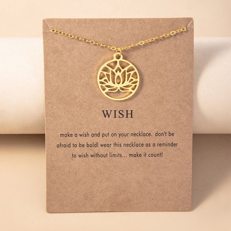 Ygt Vòng Cổ Choker Bằng Thép Không Gỉ Mặt Hoa Sen Lớn Thời Trang Dành Cho Nữ