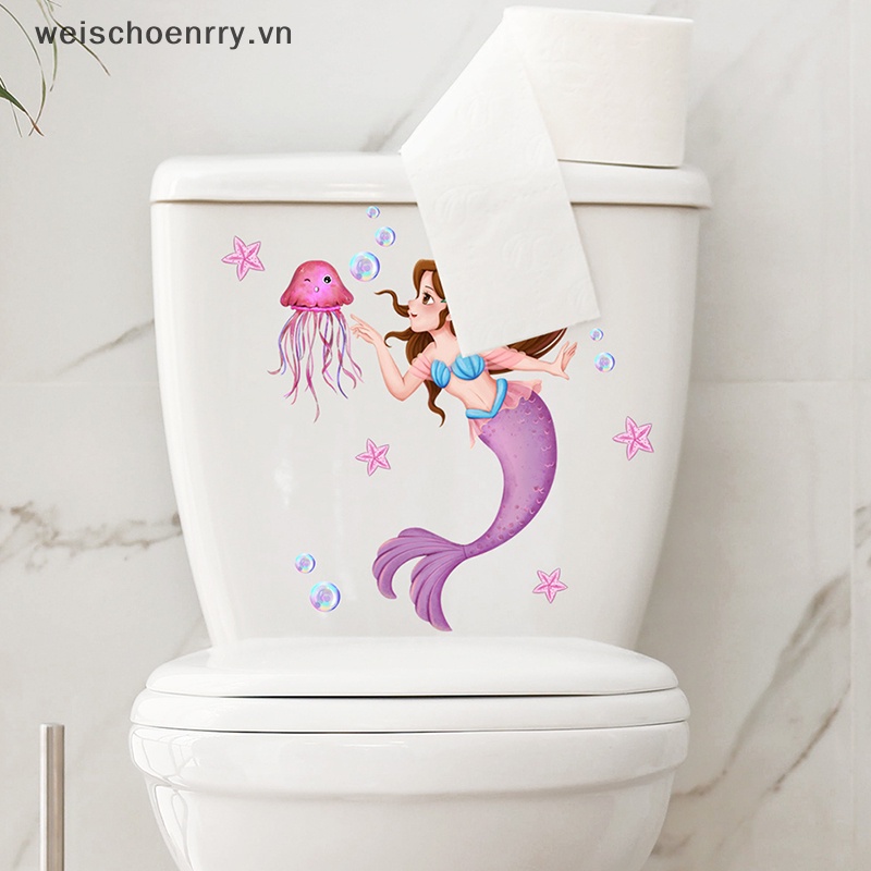 Bộ 11 Đề Can Dán Toilet Hình Động Vật Ngộ Nghĩnh