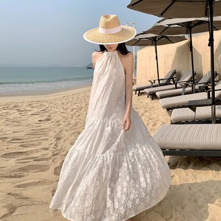 Đầm Cổ Yếm Không Tay Cao Cấp Thời Trang Dành Cho Mùa Hè