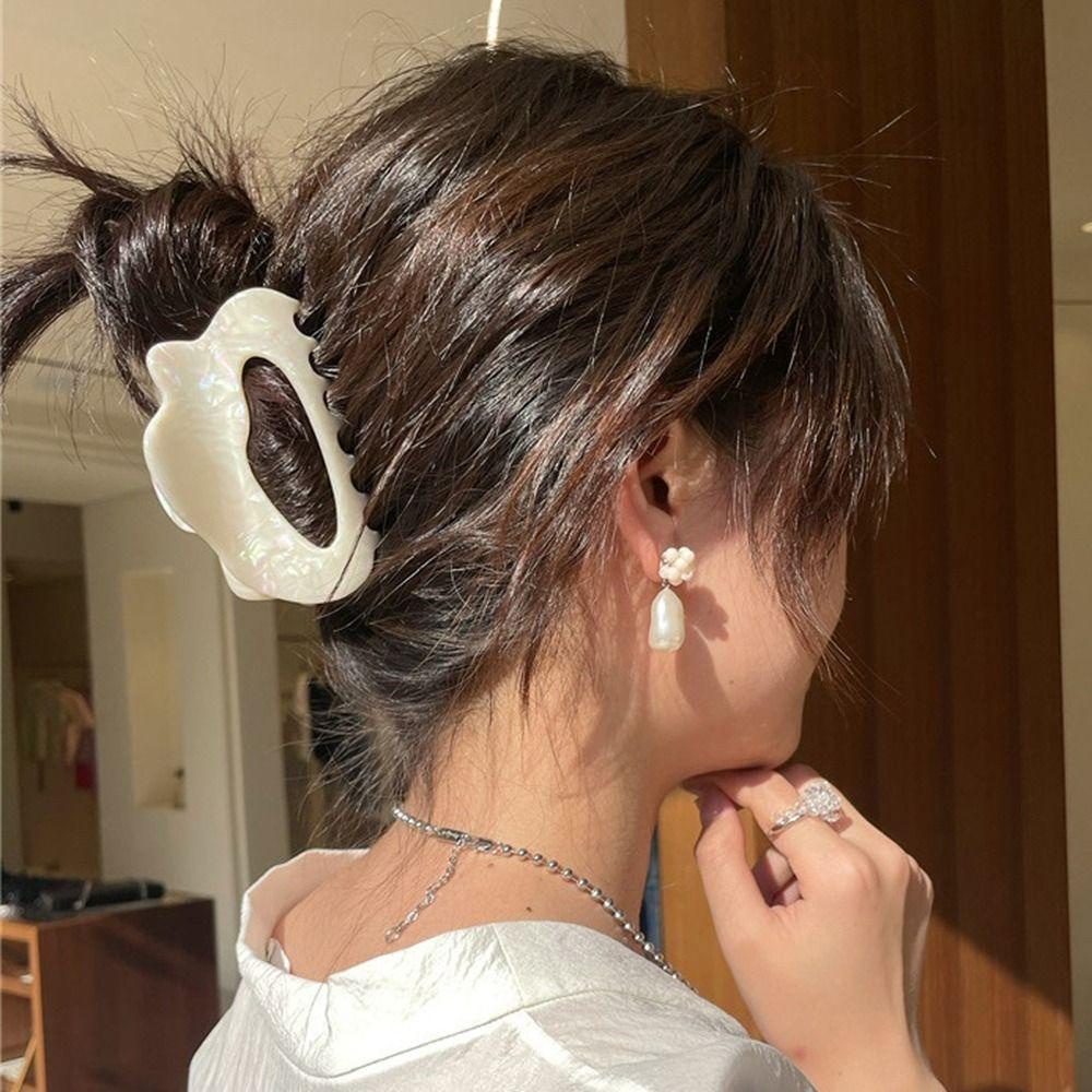 MIQUEL Kẹp Tóc Hình Vỏ Sò / Cá Mập Dễ Thương Cho Nữ