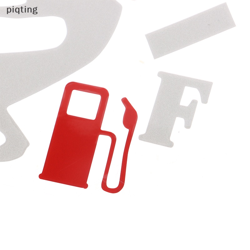 Piqt Nhãn Dán Trang Trí Xe Hơi Bằng ABS Hình Đồng Hồ Đo Nhiên Liệu Vui Nhộn Phong Cách Mới