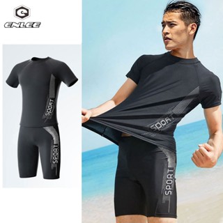 Enlee Bộ Đồ Bơi Trẻ Trung / Người Lớn; Bộ Đồ Bơi Nhanh Khô Nhẹ Và Nhanh Khô Cho Nam