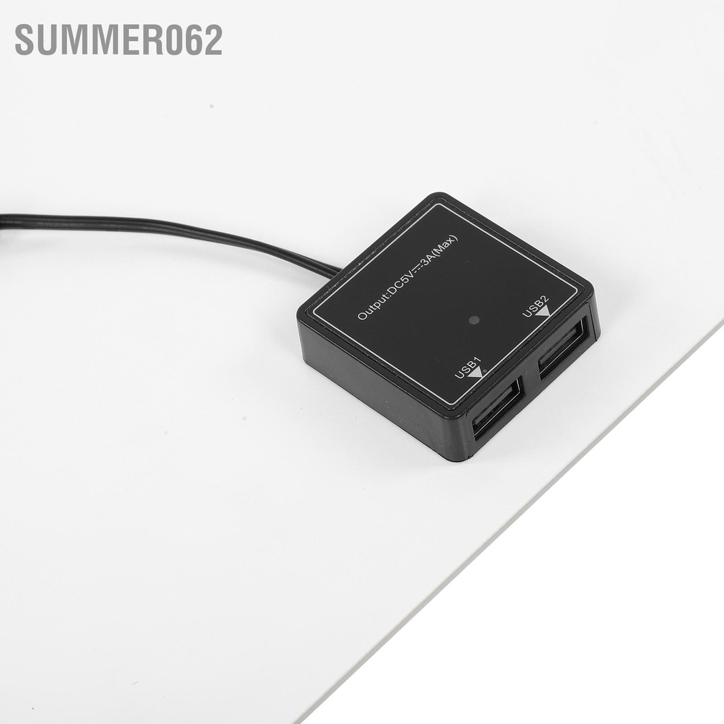 Summer062 Bảng điều khiển tế bào năng lượng mặt trời silicon đơn tinh thể 20W 18V Bộ sạc pin điện thoại ngoài cho ô tô