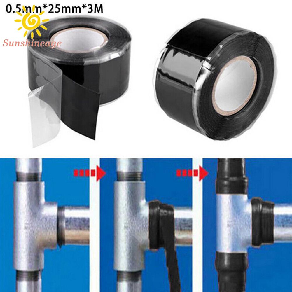 Băng Keo Cao Su Chống Thấm Nước Nhiều Màu Sắc Rộng 2.5cm 4.9Mpa 400V / Wl