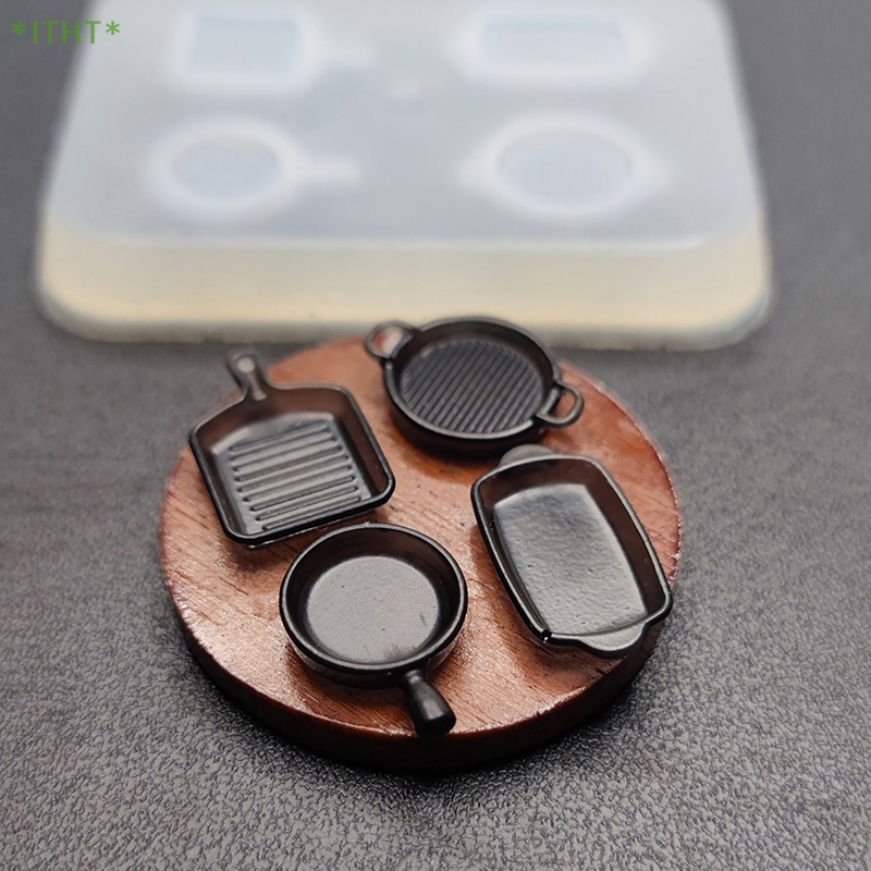 Khuôn Nướng Bánh Mini Bằng Silicon Cho Nhà Búp Bê Mới
