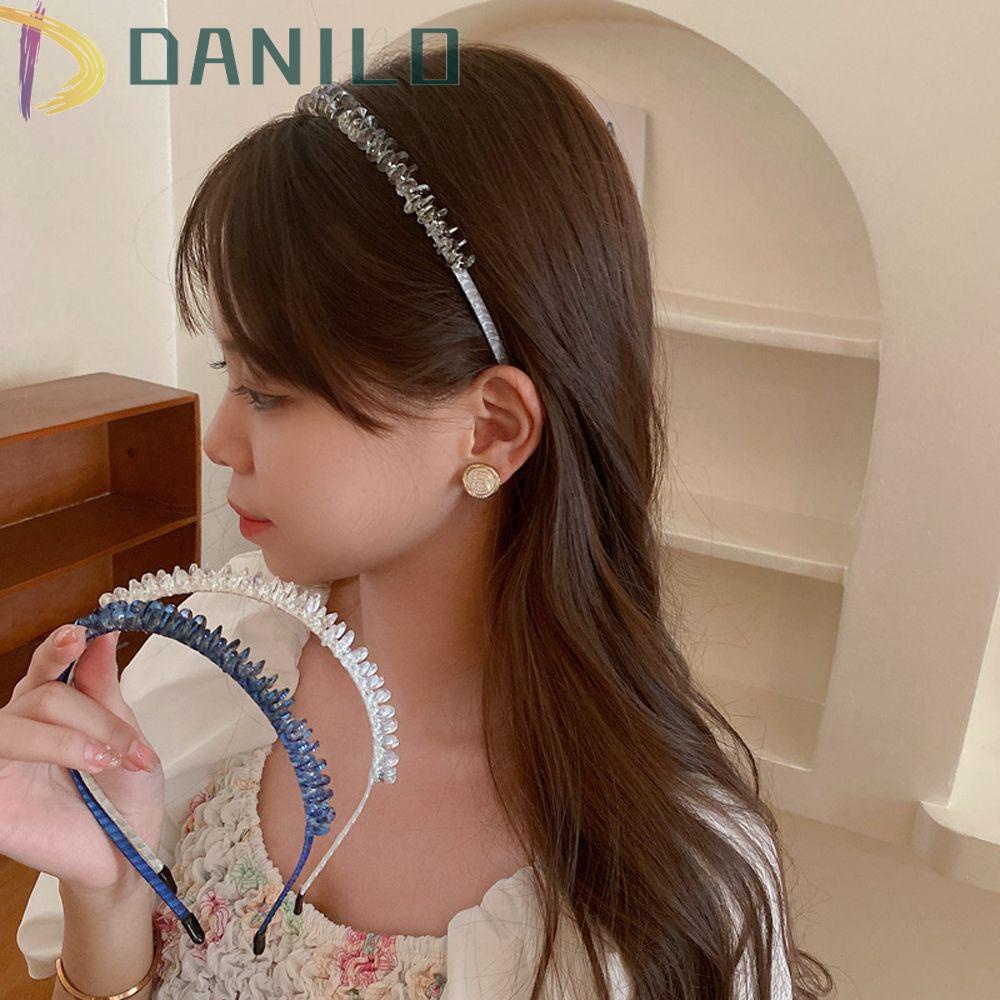 DANILO Dây Buộc Tóc Màu Trắng Phong Cách Tối Giản Thời Trang Mùa Hè Cho Nữ