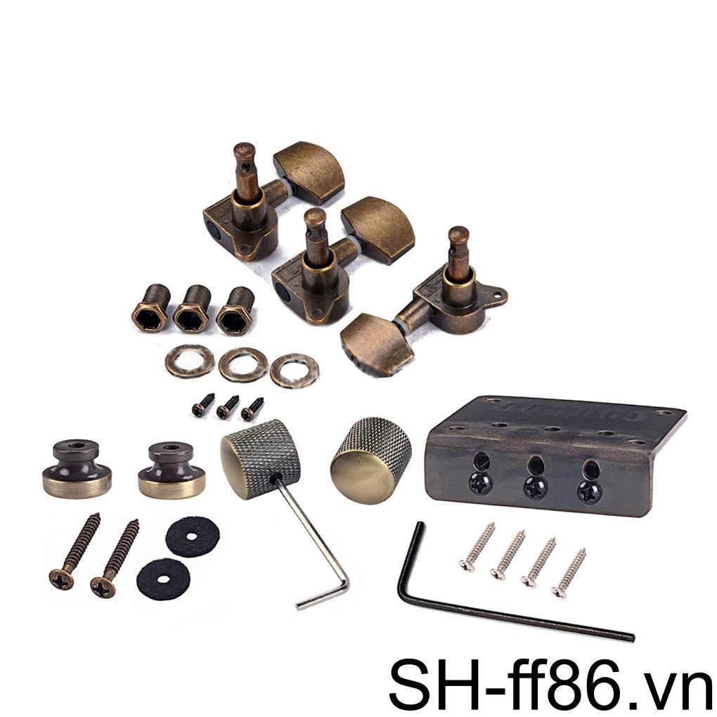 Bộ Chốt Chỉnh Dây Đàn Guitar 3 Dây Bằng Hợp Kim Chuyên Nghiệp