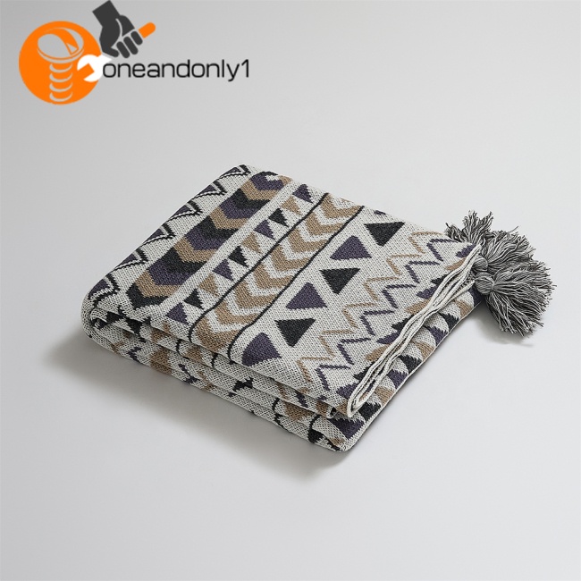 Chăn Ném Phối Tua Rua Siêu Mềm Thoáng Khí Phong Cách Boho