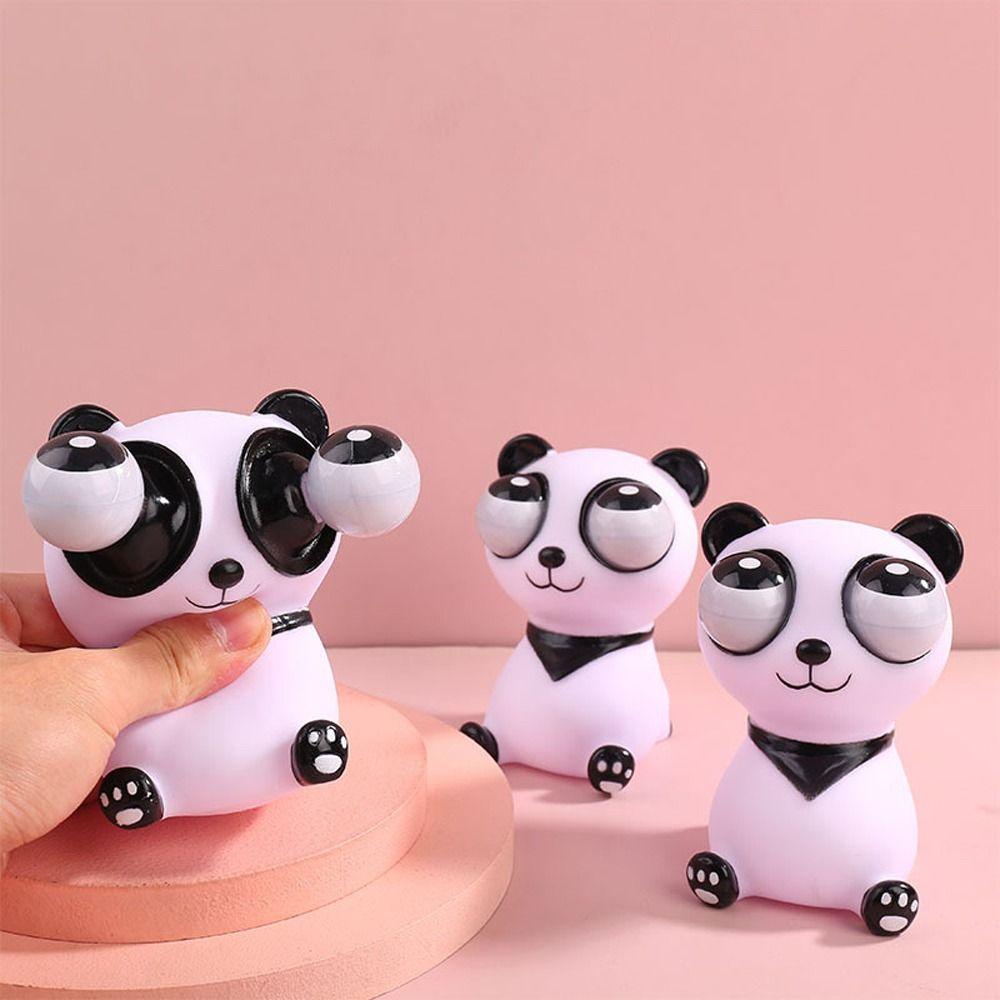 Đồ Chơi Bóp Hình Gấu Trúc Bằng VINYL Vui Nhộn Cho Trẻ Em