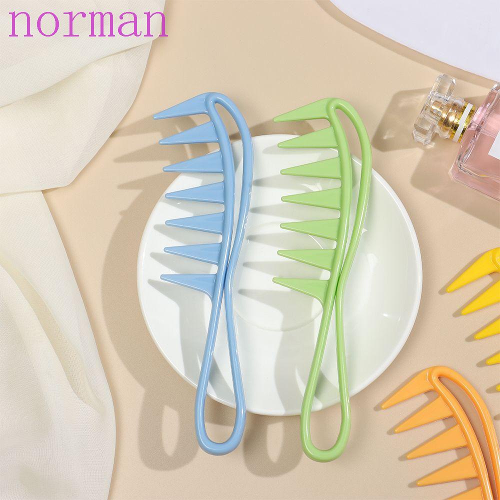 NORMAN Lược Răng Cá Mập Màu Sắc Kẹo Ngọt Mát Xa Da Đầu Chuyên Nghiệp