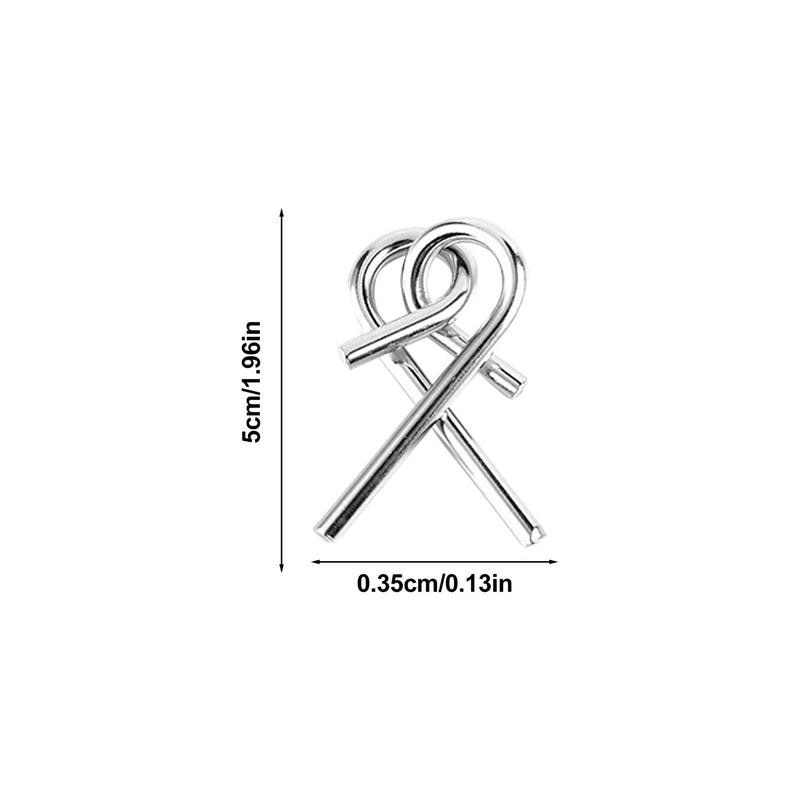 Bộ 8 Món Đồ Chơi Gỡ Rối IQ Bằng Kim Loại Phong Cách Trung Hoa Độc Đáo