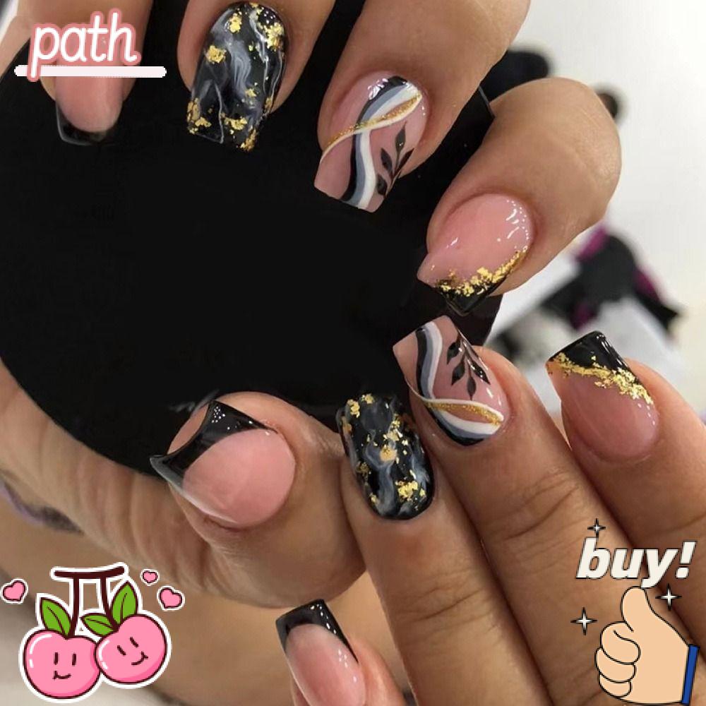 PATH Móng Tay Giả Thời Trang Có Thể Tháo Rời Cho Nữ