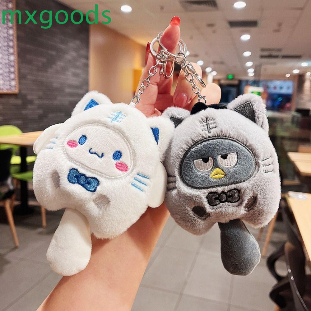 MXGOODS Móc Chìa Khóa Hình Kuromi Cinnamoroll Nhồi Bông Đáng Yêu Giá Đỡ