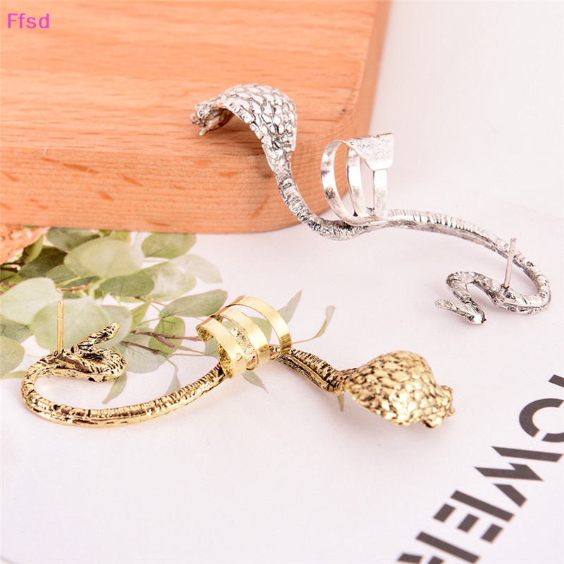 {Ffsd} Khuyên Kẹp Vành Tai Dạng Móc Trang Sức Unisex Phong Cách Gothic Bán Chạy