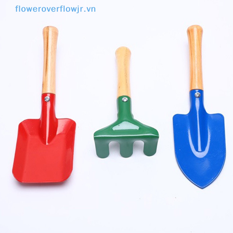 Bộ 3 Xẻng Xúc Cát Vui Nhộn Dành Cho Bé Chơi Ngoài Trời Vào Mùa Hè