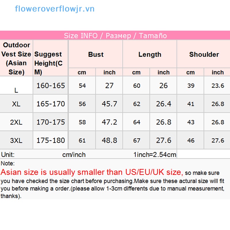 Áo Khoác Ghi Lê Nhiều Túi FJR Câu Cá / Leo Núi / Chụp Ảnh Ngoài Trời Cho Nam