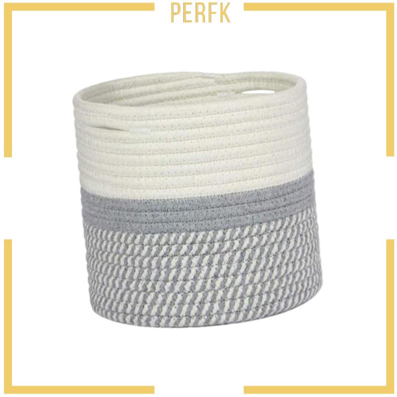 Giỏ Đựng Chậu Cây Bằng Dây Thừng Bện Hiện Đại Dành Cho Trang Trí Trong Nhà