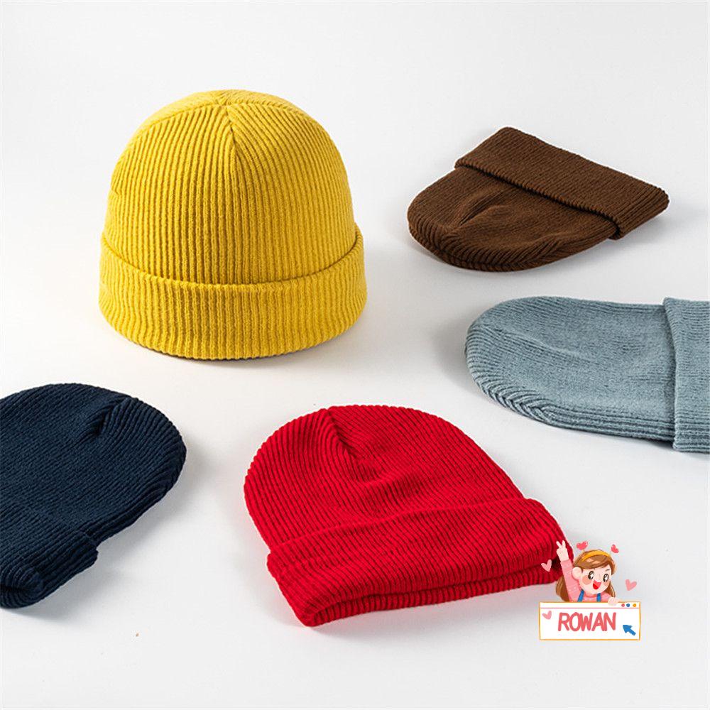 ROWANS Mũ Beanie Dệt Kim Co Dãn Tốt Cho Mùa Đông
