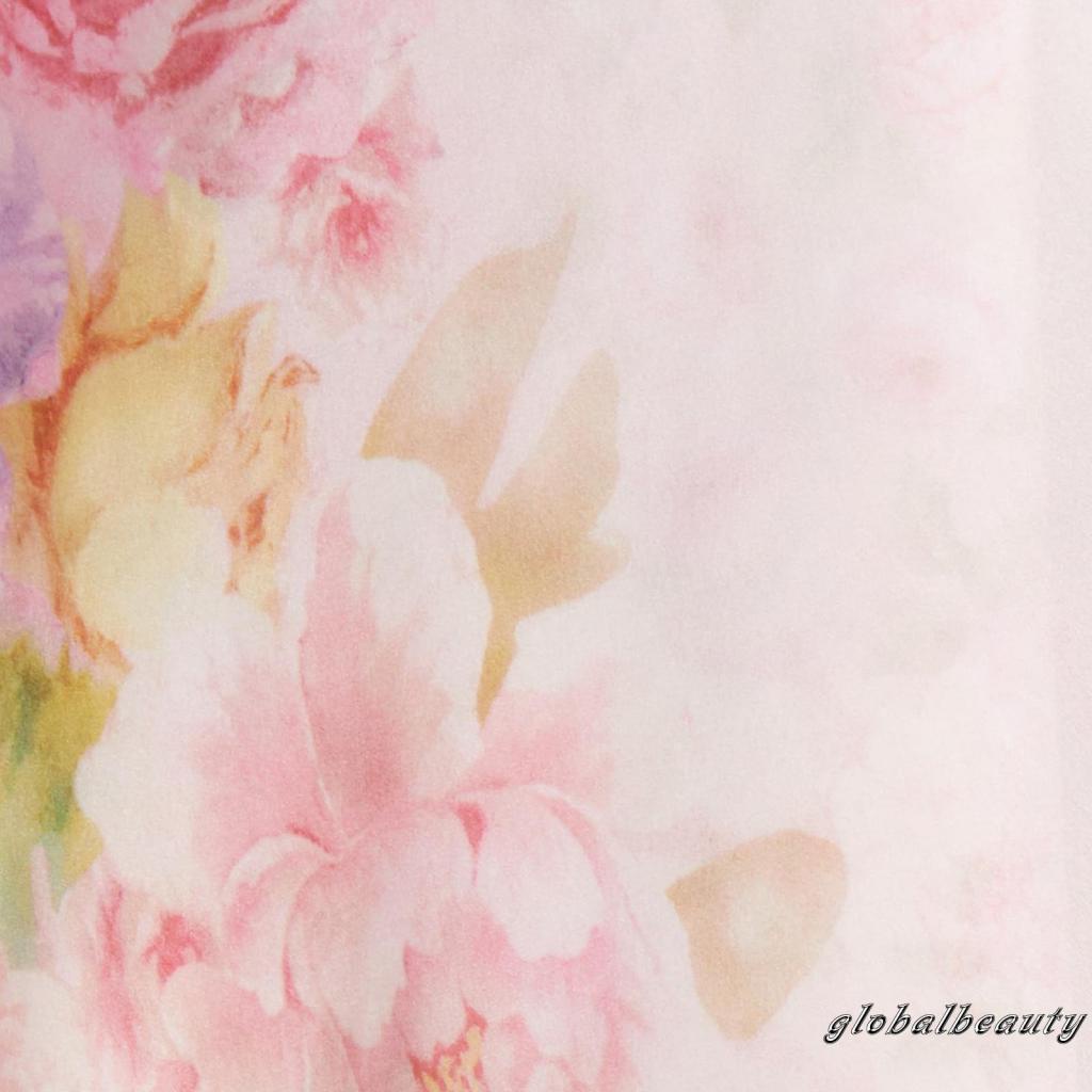 Đầm Hai Dây Dáng Dài Hở Lưng Họa Tiết Hoa Thời Trang Mùa Hè Cho Nữ