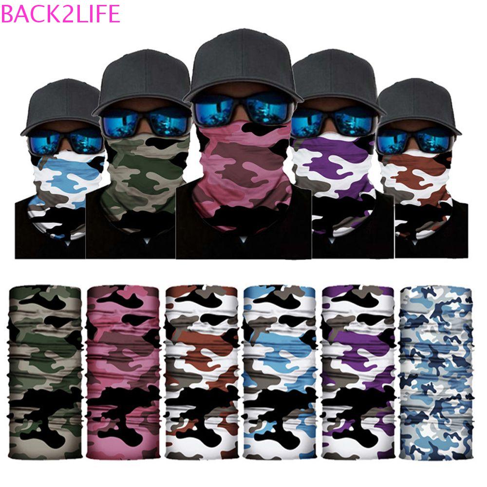 BACK2LIFE Khăn Ống Đa Năng Trọng Lượng Nhẹ Họa Tiết Rằn Ri Cho Cặp Đôi