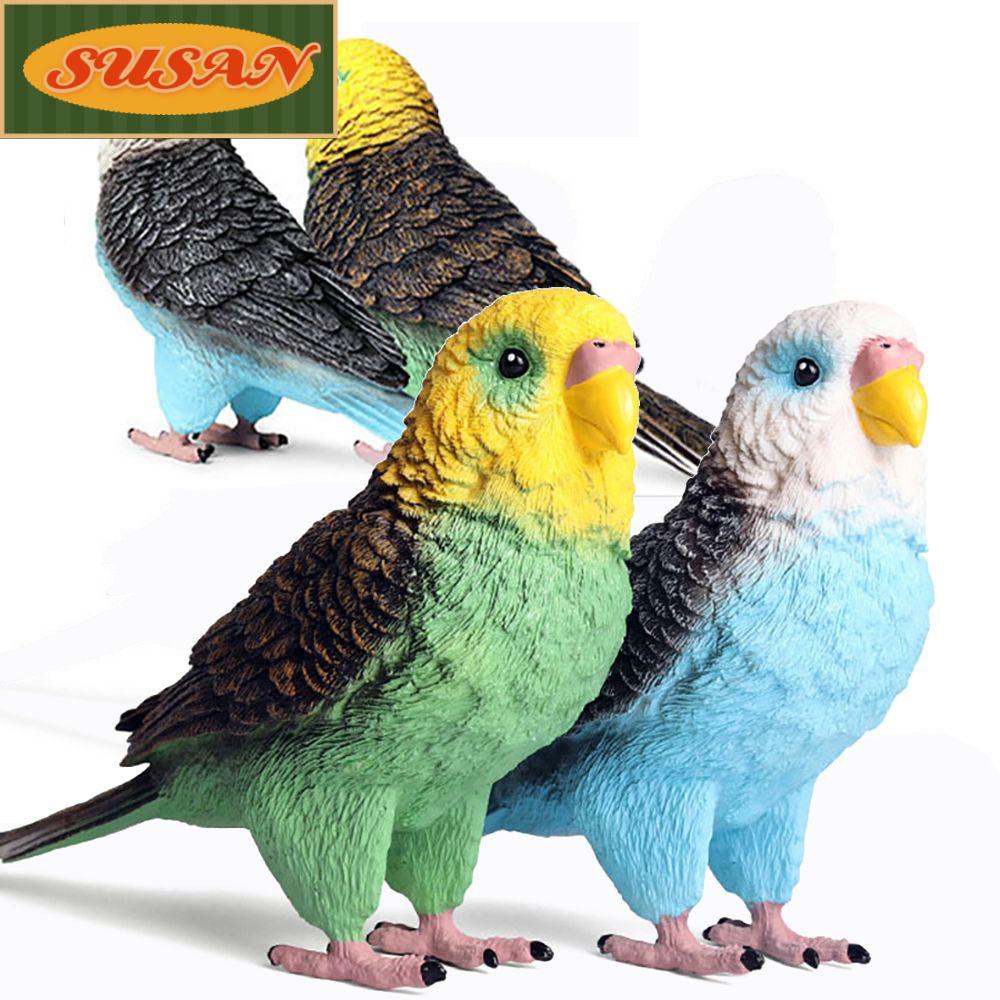 SUSANS Mô Hình Vẹt Đồ Chơi Giống Thật Làm Quà Tặng Giáo Dục Sớm Cho Bé