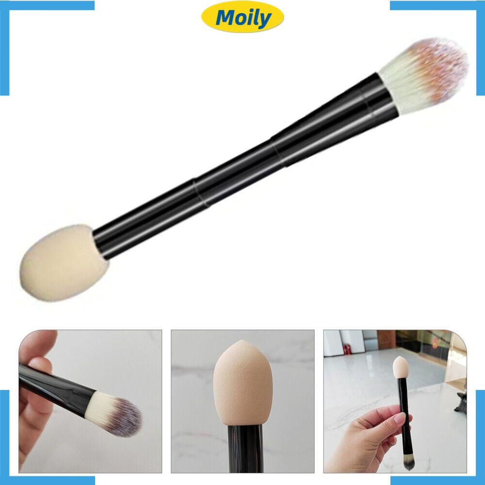MOILYVN Cọ Trang Điểm Hai Đầu Bằng Nhựa Sợi Nhân Tạo Thiết Thực Để Che Khuyết Điểm
