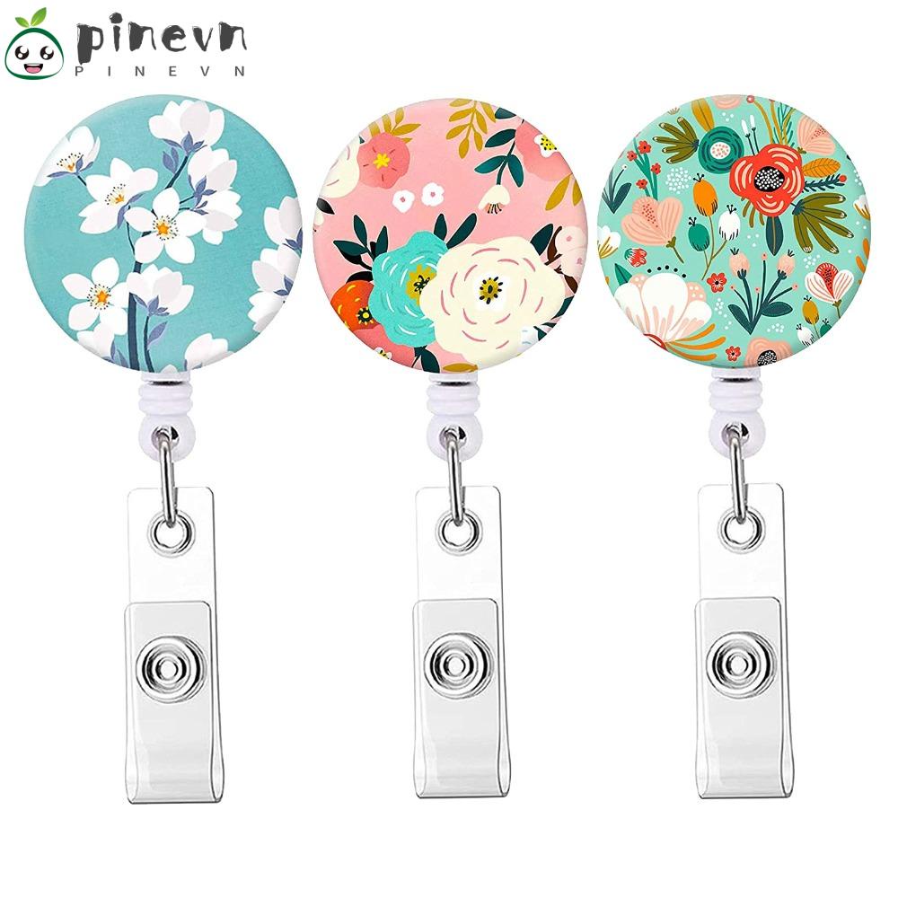 PINEVN Set 3 Móc Khóa Có Thể Thu Gọn Bằng ABS Bền Bỉ Cho Văn Phòng