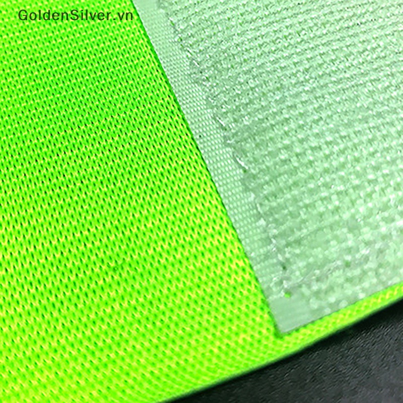 Goldsilver Băng Đeo Cánh Tay Nylon Họa Tiết Rằn Ri Màu Xanh Lá Cây Phong Cách Mới Có Thể Điều Chỉnh Cho Đội Trưởng