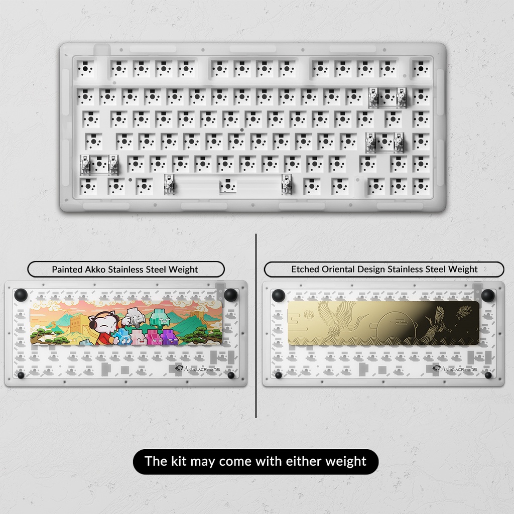 AKKO ACR Pro 75 Wired 75% Gasket Structure Customization KIT