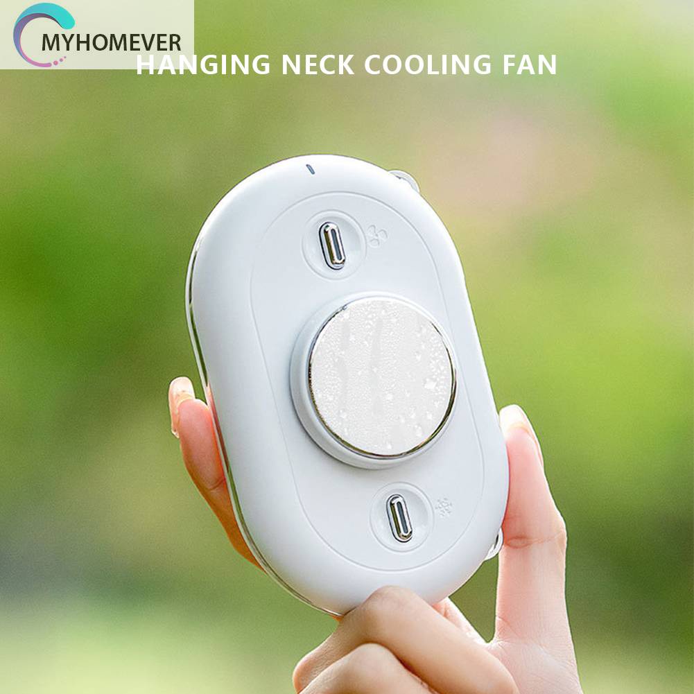 Quạt Điện Đeo Cổ 3 Tốc Độ Nhỏ Gọn Tiện Lợi Dành Cho Đi Du Lịch
