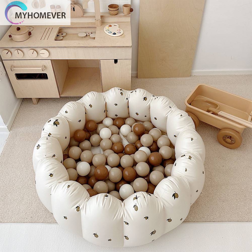 Bể bơi Bơm Hơi Bằng PVC Hình Tròn In Họa Tiết Độc Đáo Cho Bé