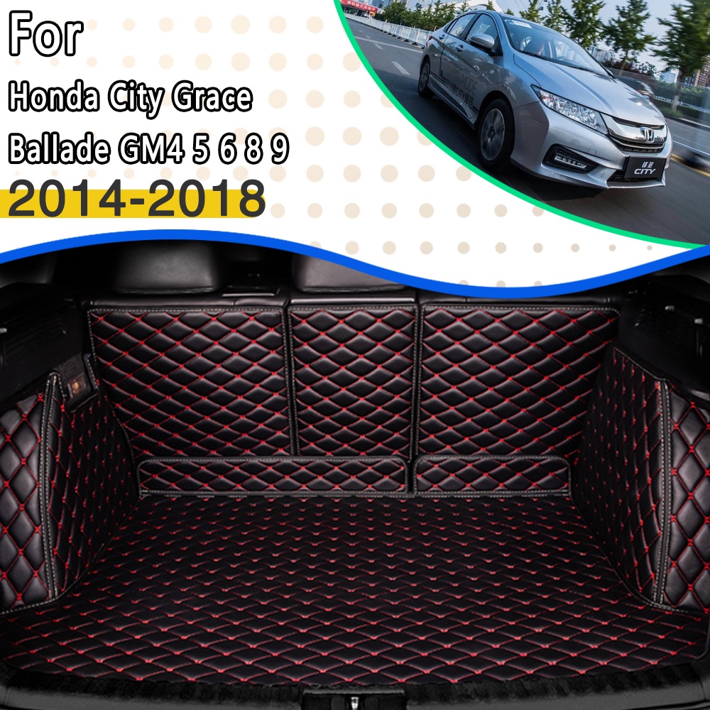 Thảm Lót Cốp Xe Hơi Chống Thấm Nước Cho Honda City GM4 5 6 8 9 2014 2015 2016 2017 2018