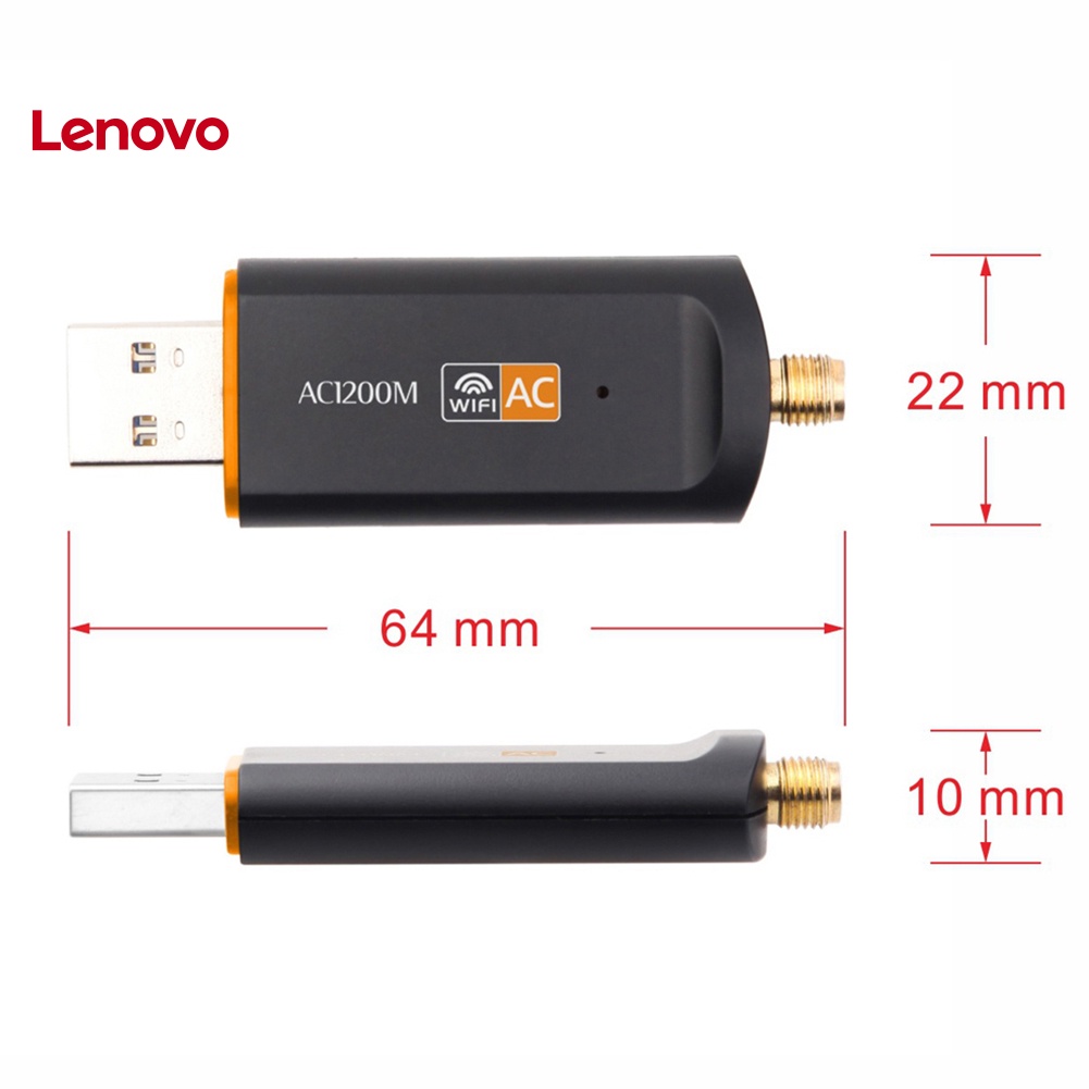 Usb 3.0 Nhận Sóng WiFi Băng Tần Kép 1200M 2.4 / 5GHz Hình Hoa Hướng Dương