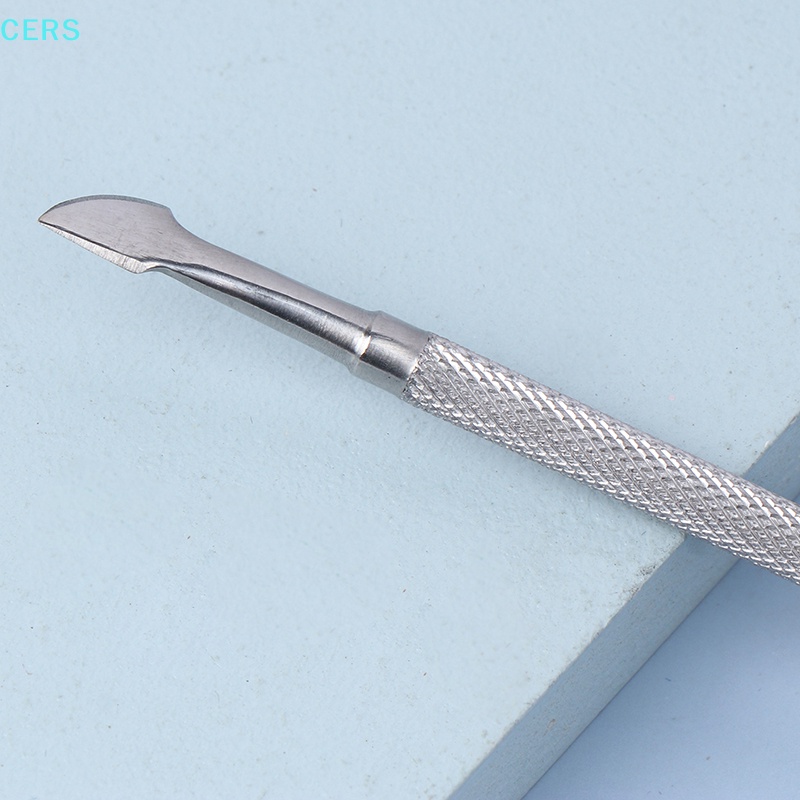 Dụng Cụ Hai Đầu Bằng Thép Không Gỉ Loại Bỏ Da Chết Chăm Sóc Móng RS