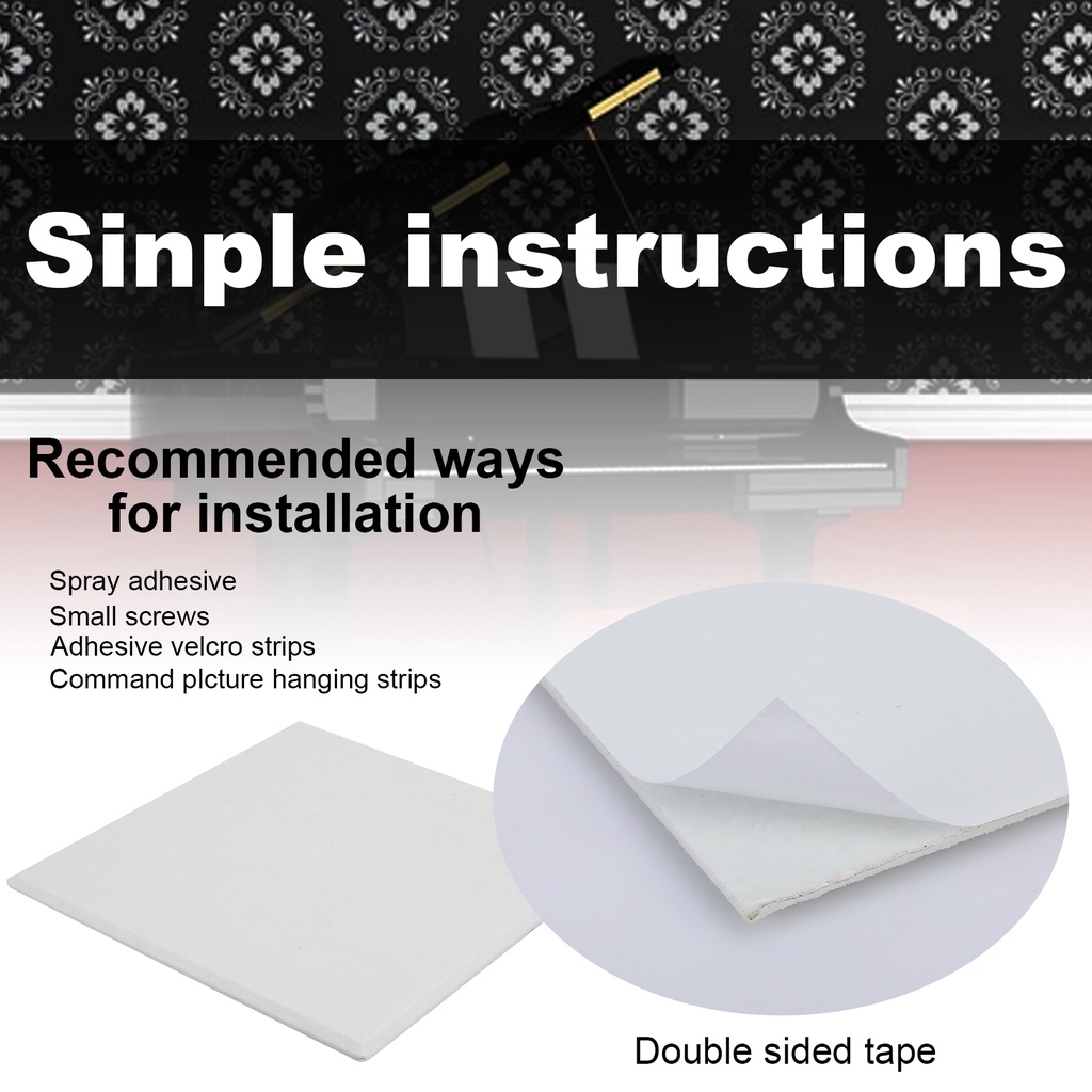 Túi 10 Tấm Nỉ Cách Âm Chống Trầy Giảm Tiếng Ồn Tiện Dụng Cho Gia Đình