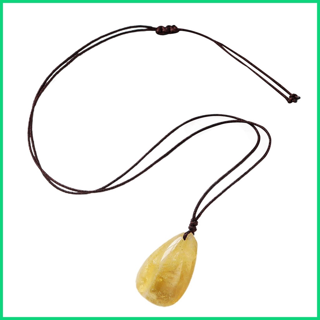 Vòng cổ Mặt Đá Pha Lê Vàng Thời Trang Dành Cho Nữ