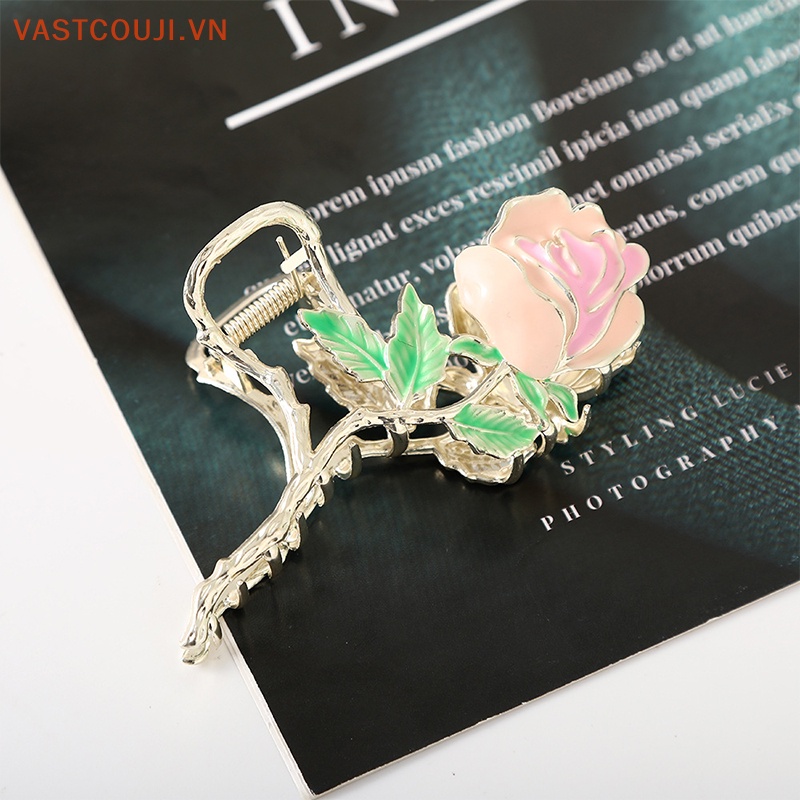 Kẹp Tóc Hoa Hồng VASTJI Phong Cách Trung Hoa Tinh Tế Thời Trang Cho Nữ VN
