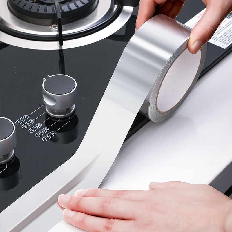Cuộn Băng Keo Lá Nhôm Cách Nhiệt Chống Ẩm Chống Nước Dán Khe Hở Bồn Rửa Nhà Bếp Nhà Tắm