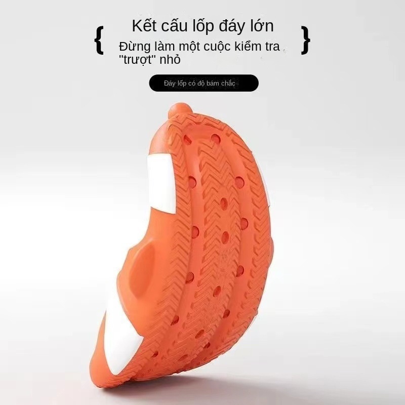 Dép Sandal Đế Xuồng Chống Trượt Hình Cá Mập Hoạt Hình Dễ Thương Cho Nữ