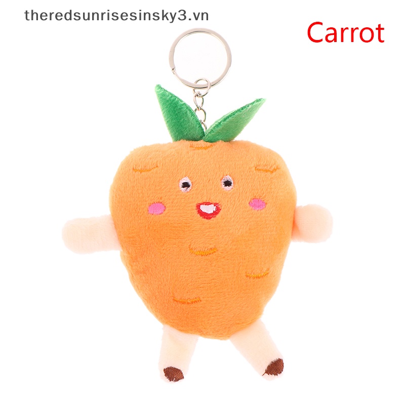 Móc Khóa Hình Trái Cây Nhồi Bông Xinh Xắn Dễ Thương