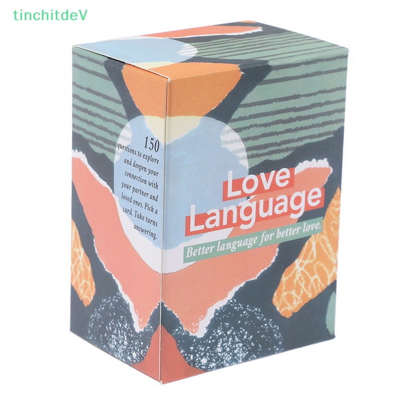 Bộ 150 Thẻ Bài Hình Trái Tim Tiếng Anh Cho Cặp Đôi